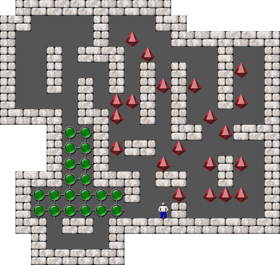 Sokoban Sonic 2 level 22